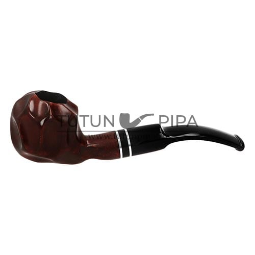 Pipa Angelo 17 confectionata din lemn de briar cu inel metalic
