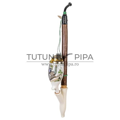 Pipa rustica Bavarian Series No. 1 confectionta din portelan si briar