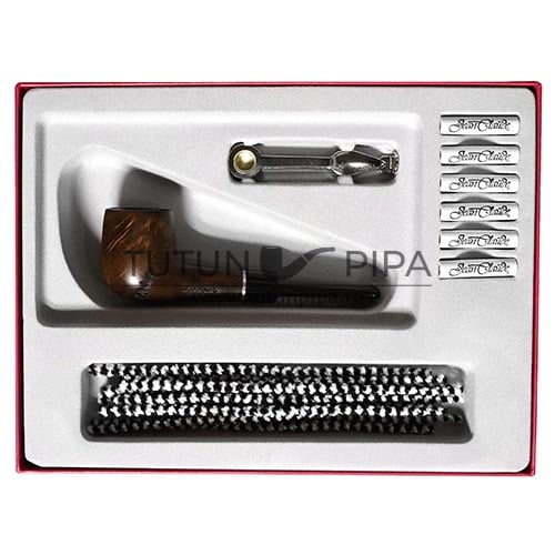 Set de pipa pentru incepatori Jean Claude cu futac, filtre si perii de curatat incluse