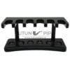 706003 Suport pentru pipe din lemn lucios de culoare neagra pentru 12 pipe