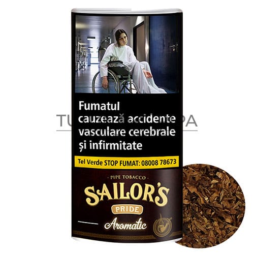Tutun de Pipa Sailors Pride Aromatic 25g cu aroma de ciocolata si vanilie
