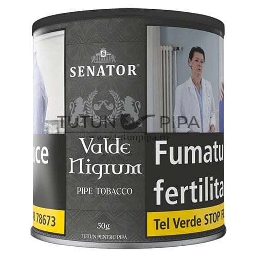 Cutie cu 50g Tutun de Pipa Senator Nigrum