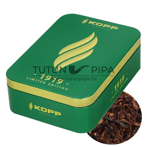 Tutun pentru pipa Kopp Flame 1919 Edition 2026 in cutie de 100g cu taietura de tutun mixta