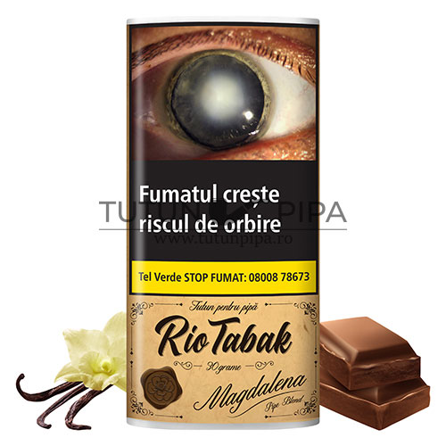 Pachet cu 30g tutun de pipa RioTabak Magdalena (ciocolata si vanilie)