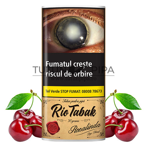 Pachet de 30g cu Tutun de pipa RioTabak Rosalinda cu aroma de cirese