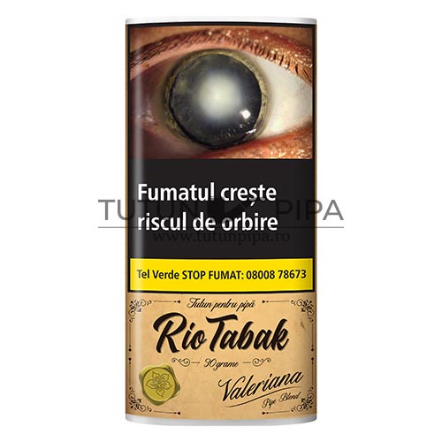 Tutun de pipa RioTabak Valeriana cu aroma de vanilie in apchet de 30g