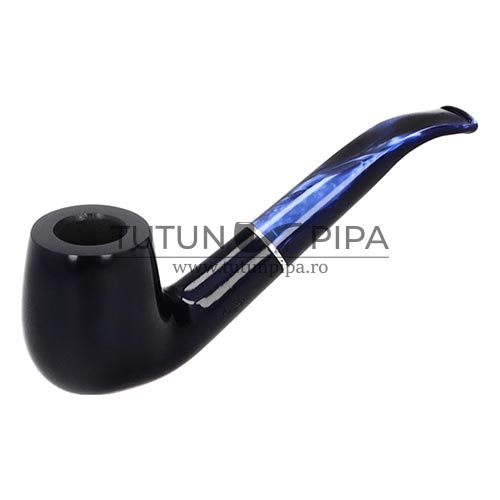 Pipa Angelo 48 din briar cu mustiuc acrilic albastru