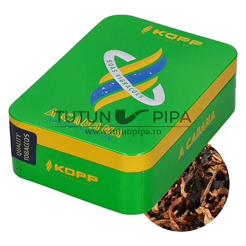 Tutun aromat de pipa Kopp A Cabana Limited Edition in cutie metalica de 100g
